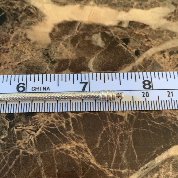 Authentic Pandora Moments Sparkling Pavé Clasp Snake Chain Bracelet - Picture 6 of 8